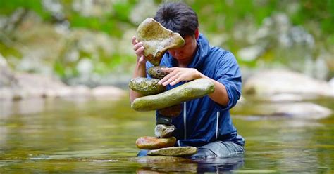 kokei mikuni|Rock Balancing, the Art that Defies Gravity